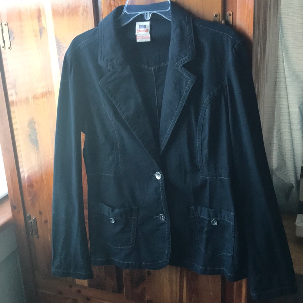COPY - Navy Blue Faded Glory XL corduroy jacket w…